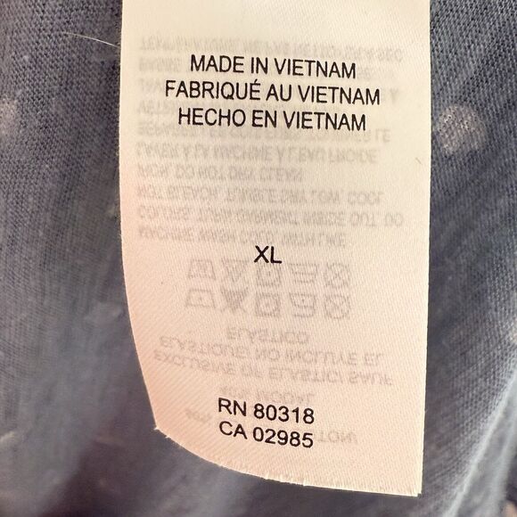 Lucky Brand Long Sleeve Top Women’s Size XL Blue Floral Print - Picture 6 of 8